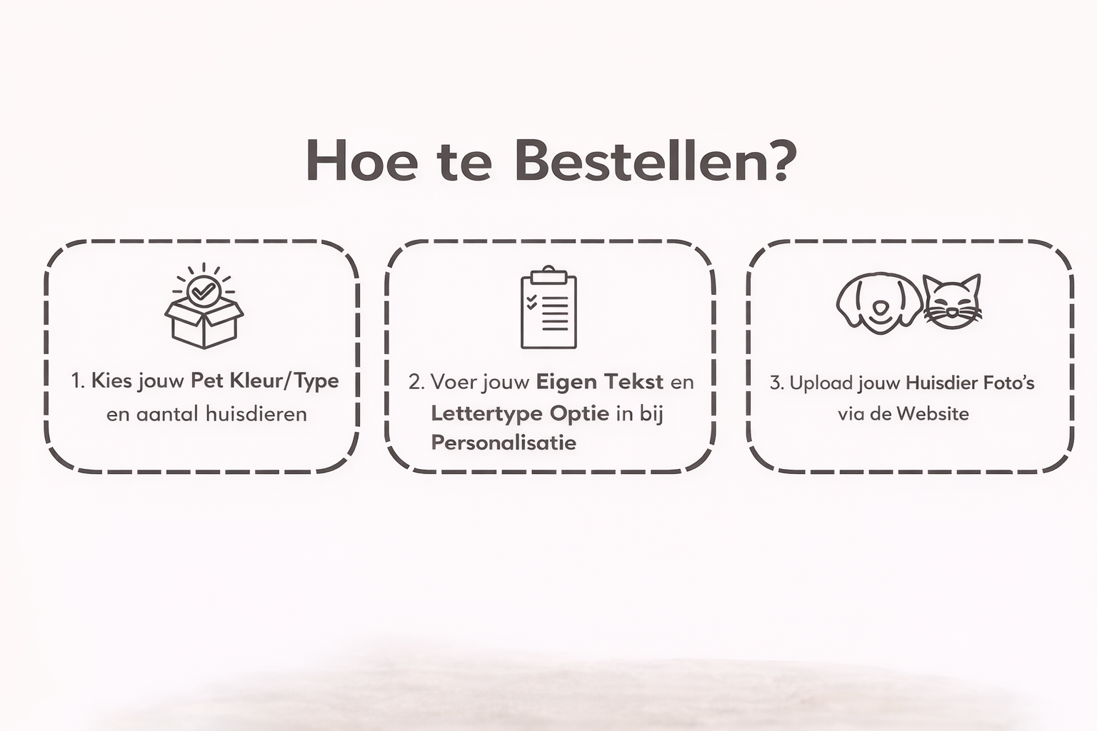 Gepersonaliseerde Pet met Geborduurd Huisdier