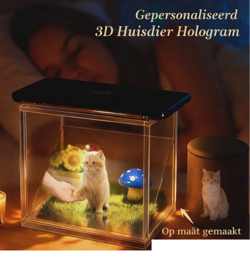Holografisch Huisdier Memorial LED